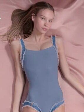 Just A Corpse Eleanor Leotard Blue